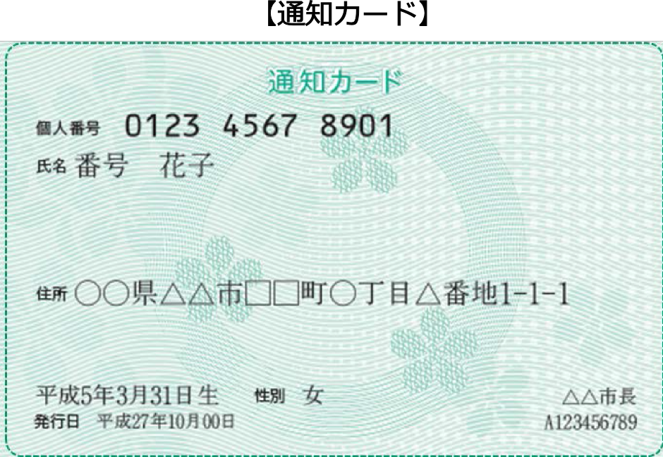 通知カード 受け取り